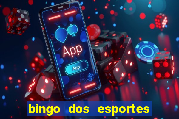 bingo dos esportes para imprimir